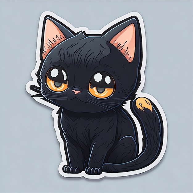 sticker kawaii kat