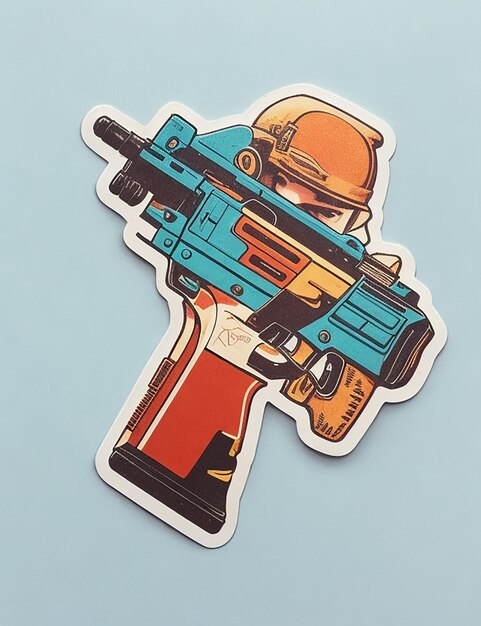 Photo sticker_with_gun