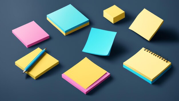 Photo sticky notes element collection