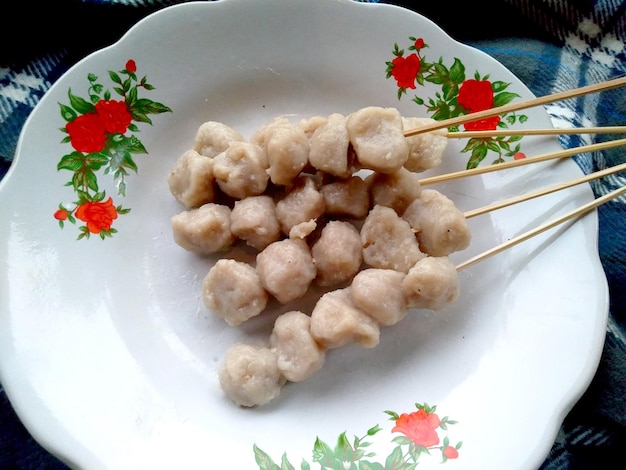 Sticky Steam Meatball Indonesisch culinair eten