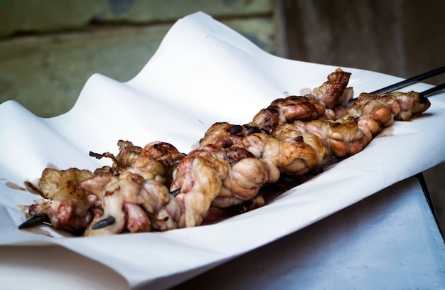 Stigghiole -typical street food in Palermo