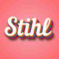 Photo stihl text effect photo image cool