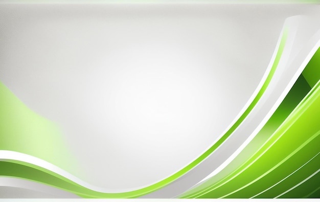 Stijlvolle groene gebogen frame achtergrond sjabloon
