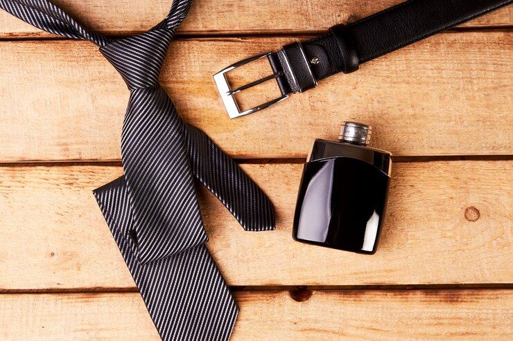 Stijlvolle herenaccessoires, herenmode. Gelukkig Vaderdag concept