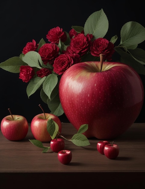 still life of apple wallpaper