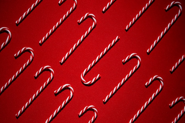 Photo still life of christmas candy cane