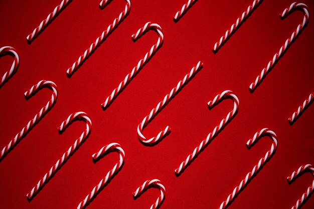 Still life of christmas candy cane