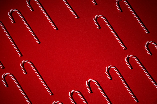 Still life of christmas candy cane