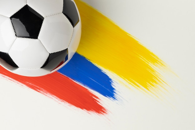 Still life of colombia national soccer team