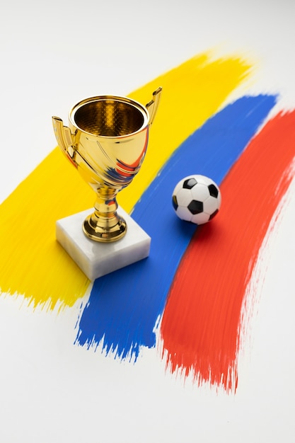 Photo still life of colombia national soccer team