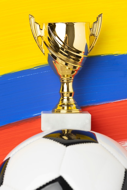 Photo still life of colombia national soccer team