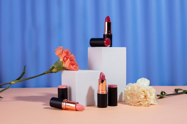 Photo still life of cosmetic products