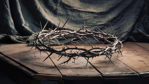 Still life of crown of thorns