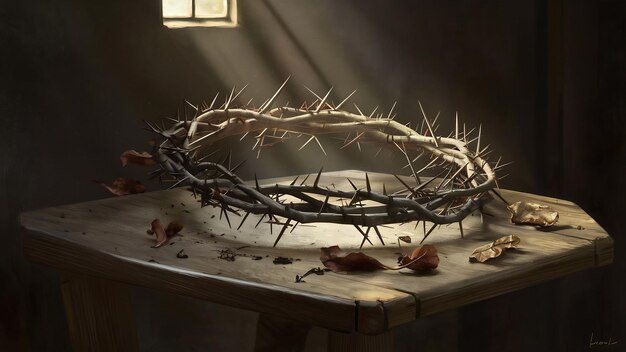 Still life of crown of thorns