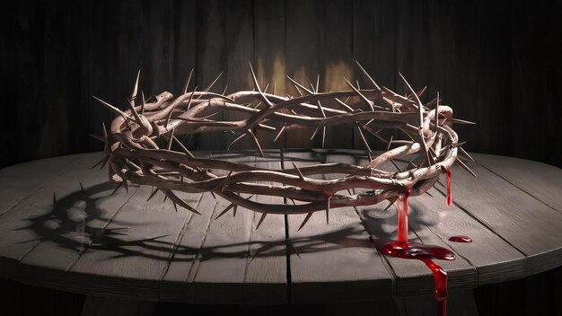 Still life of crown of thorns