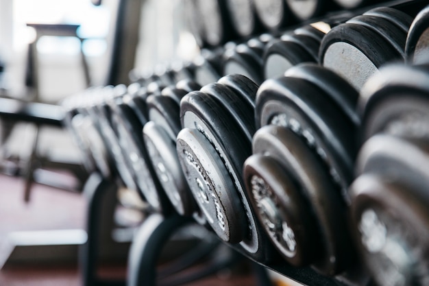 Photo still life of gym equipment