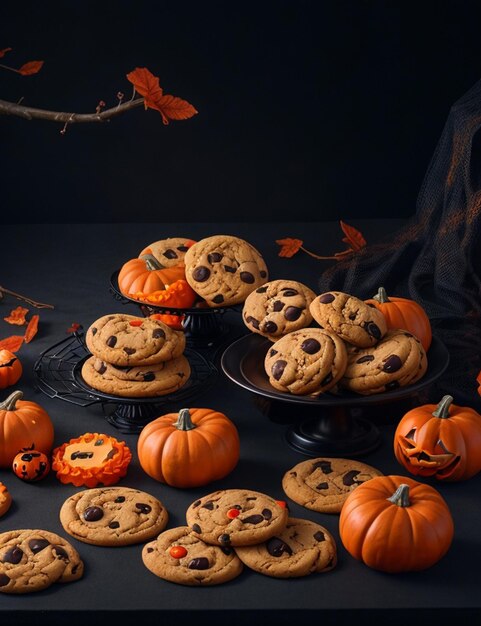 ハロウィーンの静物 食品の壁紙