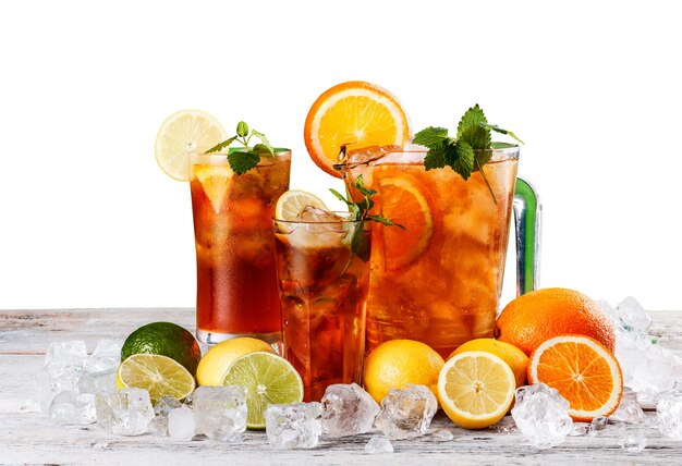 Photo still life of iced tea