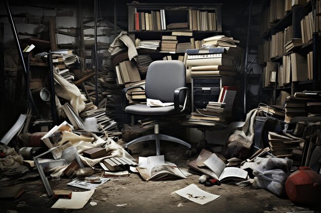 Photo still life of office chair indoors