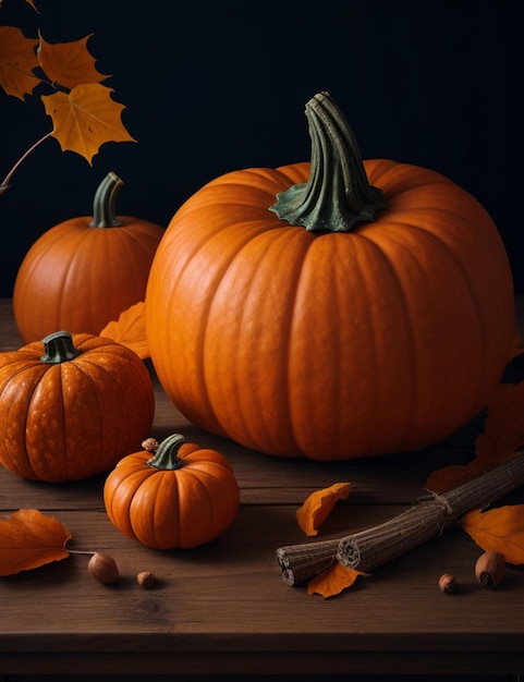 still life of pumpkin wallpaper