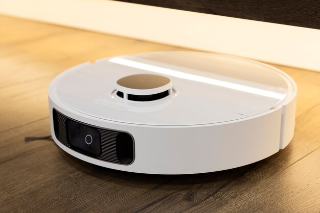 Photo still life of robotic vacuum