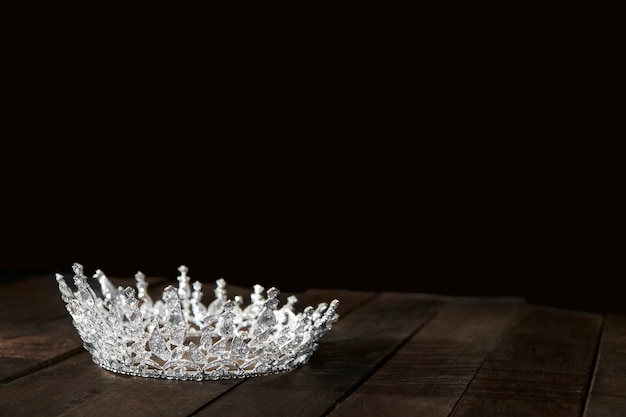 Still life of ruler crown