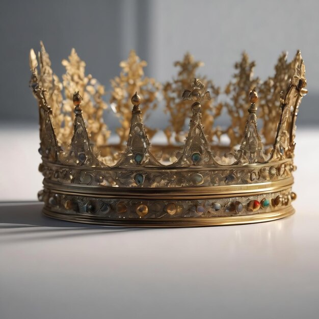 Still life of ruler crown