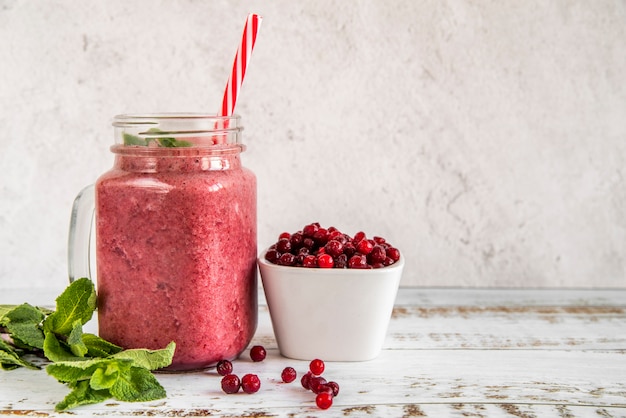 Photo still life of a tasty summer smoothie