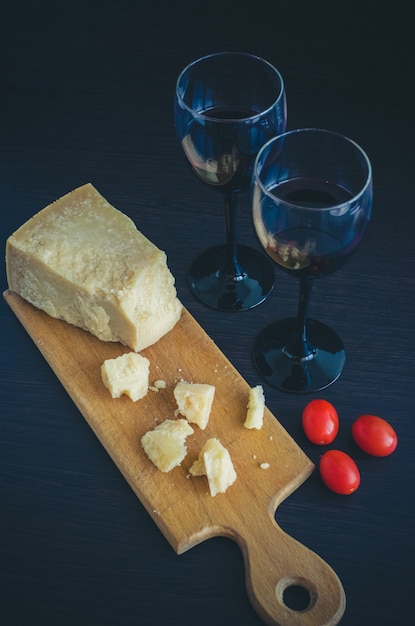 Still life of two wineglasses