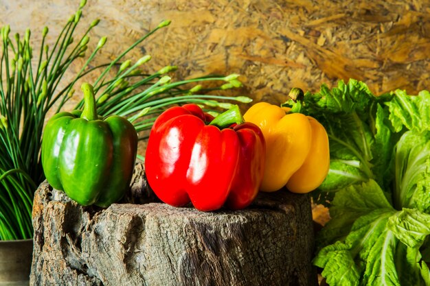 Still life  Vegetables, Herbs and Fruit.