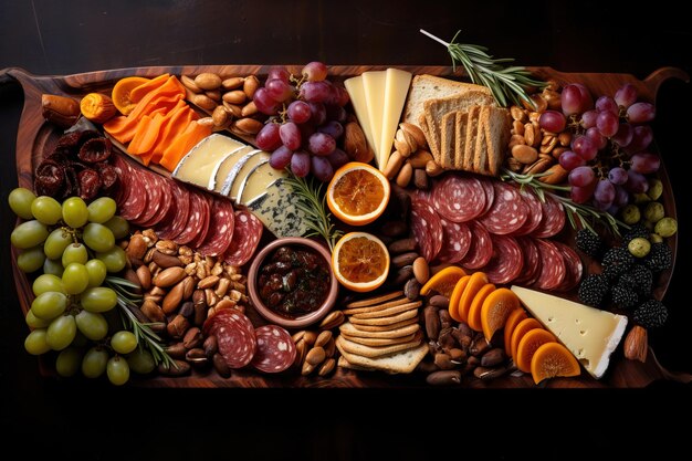 Photo still life with fruits and vegetables