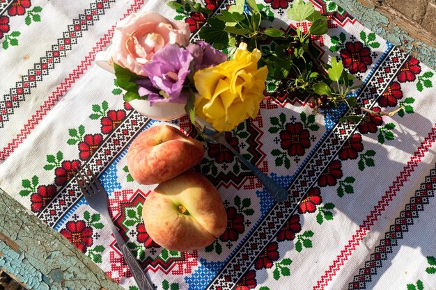 still life with fruits