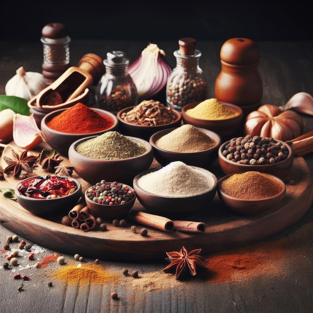 still life with spices