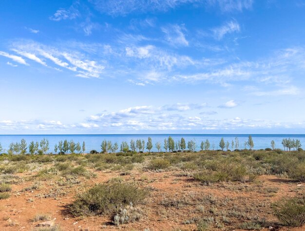 The still waters of Lake Issykkul