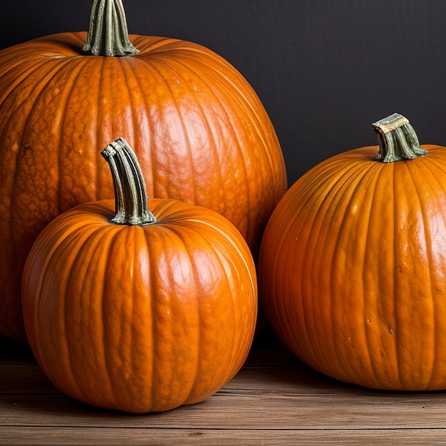 Stille natuur met pompoenen Halloween achtergrond