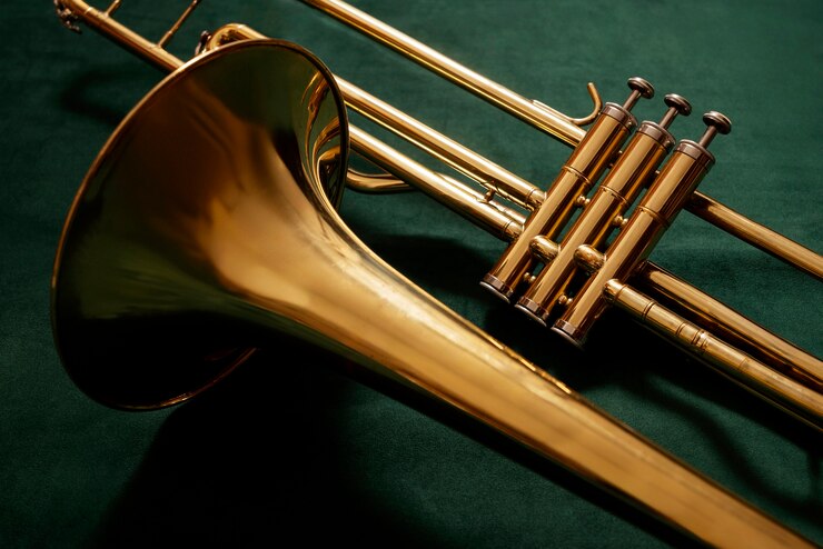 Stille natuur van blaasinstrument voor wereldmuziekdag