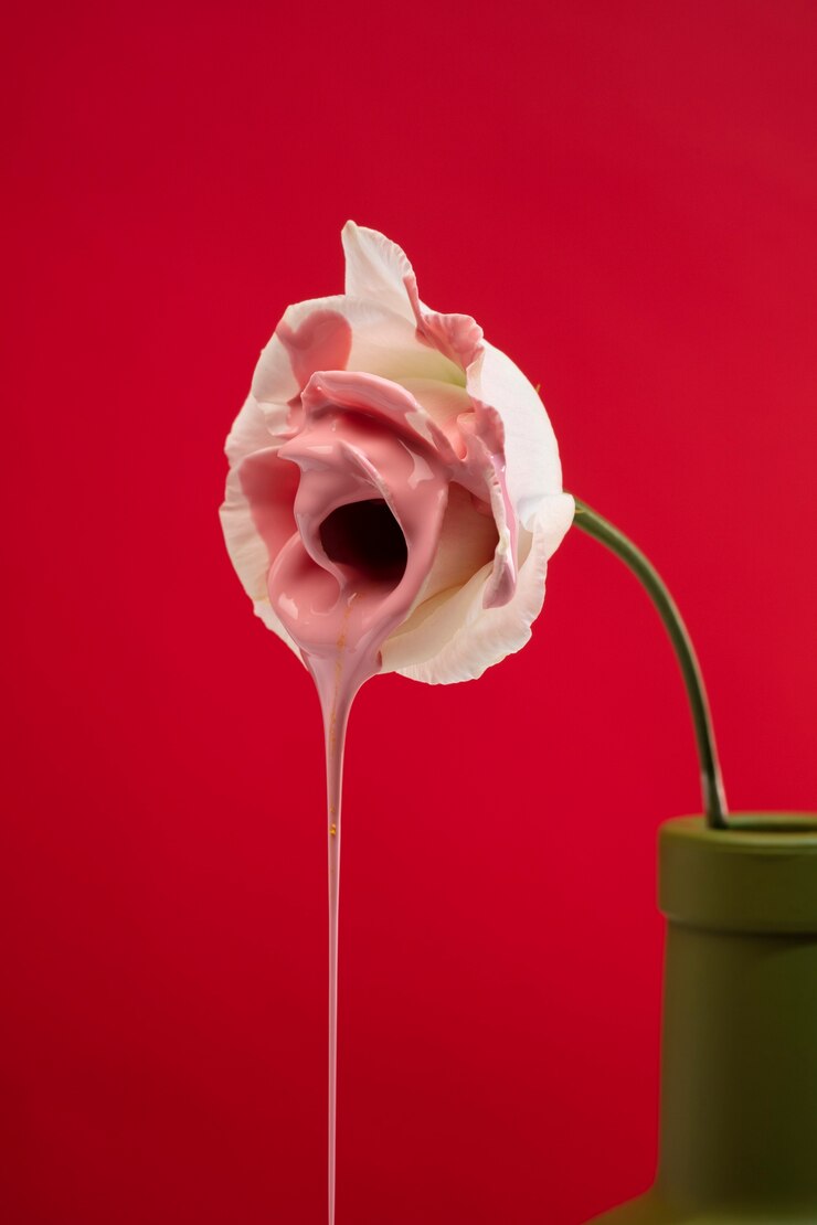 Stilleven met kleurrijke bladeren en bloemen