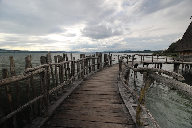 Stilt house museum in Unteruhldingen.