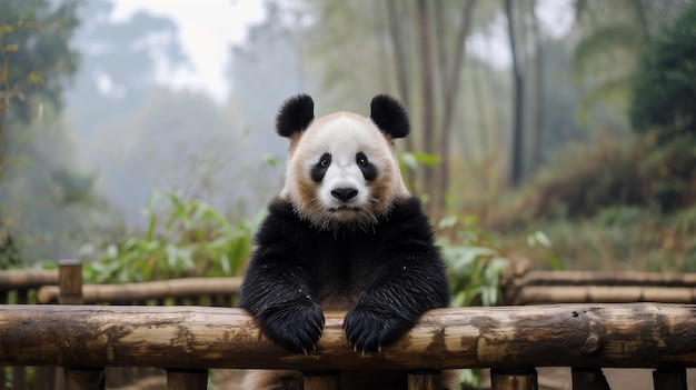 Stilt Walking Panda