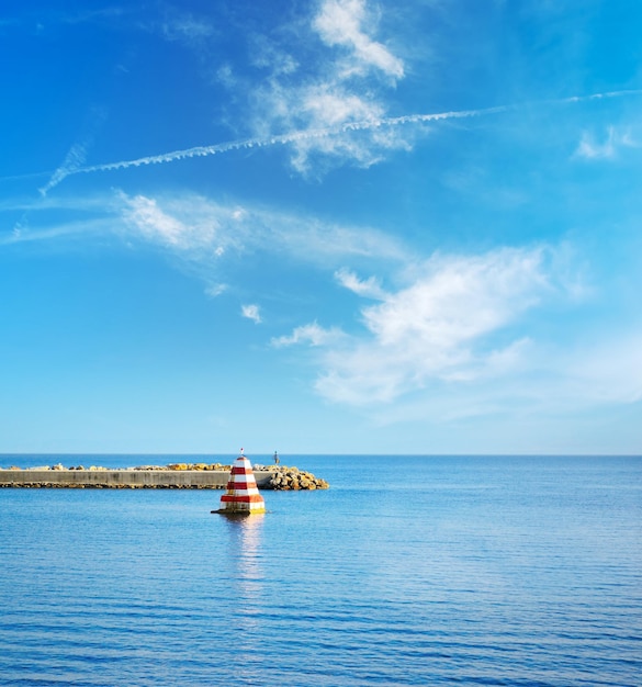 Stintino dock on a cloudy day Sardinia