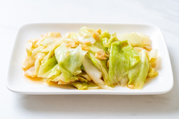 Stir-Fried Cabbage with Fish Sauce