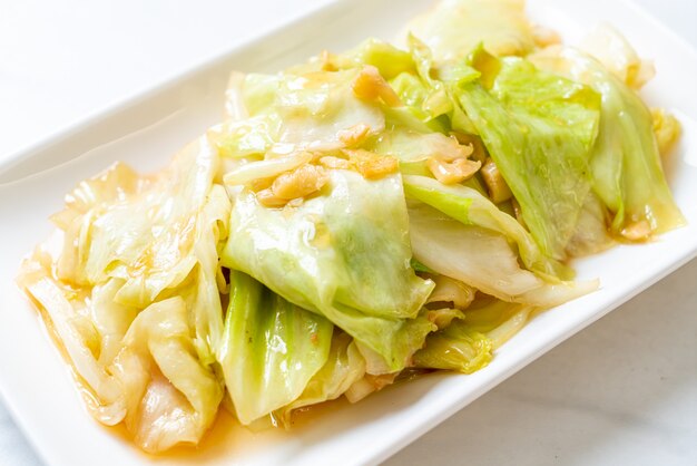 Stir-Fried Cabbage with Fish Sauce