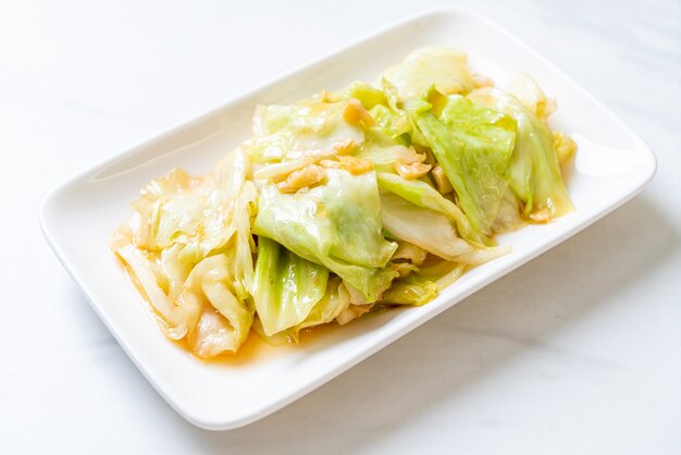 Stir-Fried Cabbage with Fish Sauce