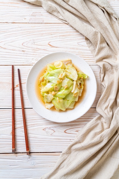 Stir-Fried Cabbage with Fish Sauce