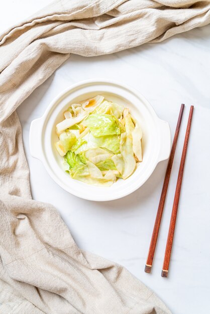 Stir-Fried Cabbage with Fish Sauce