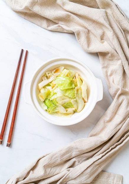 Stir-Fried Cabbage with Fish Sauce