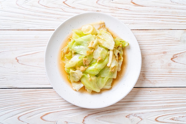 Stir-Fried Cabbage with Fish Sauce