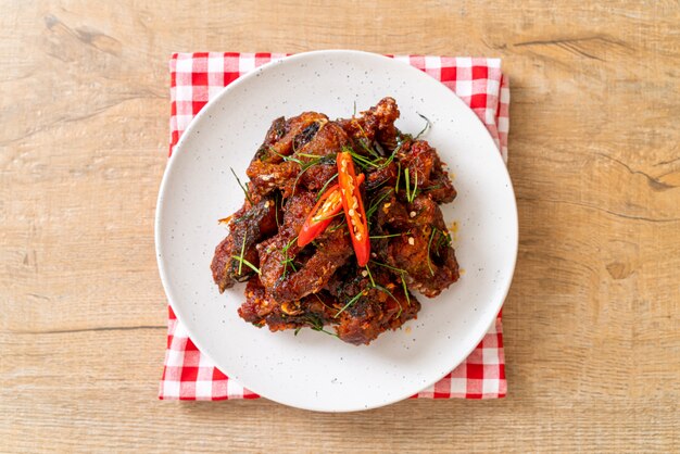 Stir Fried Catfish with Chili Paste