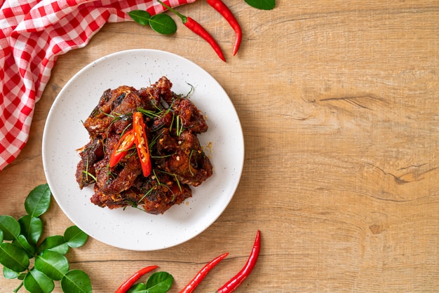 Stir Fried Catfish with Chili Paste