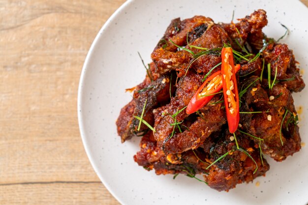 Stir Fried Catfish with Chili Paste